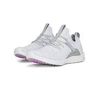 PUMA Women Laguna Fusion Knit Scarpe da golf, High Rise White Gray, 40.5 EU