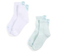 PUMA Women's Heart Short Crew Socks 2 pack, Women, Mint Combo, 35-38 35-38