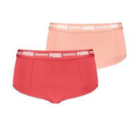 PUMA Short Mini Corto, Coral Combo, XS (Pacco da 2) da Donna