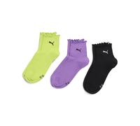 PUMA Women's Quarter Socks 3 pack, Abbigliamento, Multicolor, 35-38 35-38
