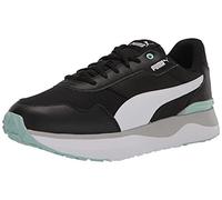 PUMA Women's R78 Voyage Sneaker, Black White-Eggshell Blue, 8.5