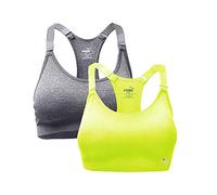 PUMA Women's Seamless Sports Bra with Removable Cups 2/PK