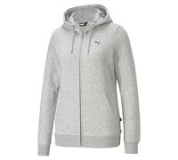 Puma Womens Small Logo Zip Hoodie Small Grey Small Grey