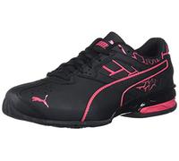 PUMA Women's Tazon 6 Sneaker, Black-red Rose, Numeric_10_Point_5