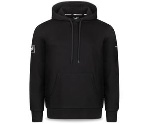 PUMA Workwear Advanced Collection - Felpa da uomo con cappuccio - Borsa a tracolla, due tasche laterali e marsupio, tessuto traspirante, per artigianato e logistica, Nero , L