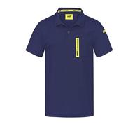 PUMA Workwear Advanced Collection - Polo da uomo a maniche corte, tasca sul petto e scomparto utility sulla spalla, tessuto resistente e traspirante, per artigianato e logistica, Blu marino, 4XL