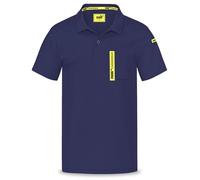 PUMA Workwear Advanced - Polo da uomo a maniche corte - Camicia da lavoro con tasca sul petto e scomparto utility sulla spalla - Tessuto resistente, traspirante e ad asciugatura rapida, Blu marino, L