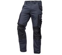 PUMA Workwear Precision X Pantaloni da Lavoro da Donna, con Molte Tasche e Ginocchia rinforzate - per Il Commercio, la Produzione e l'edilizia - Grigio/Nero - Taglia 44