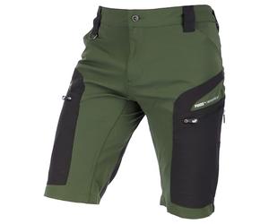 PUMA Workwear Pro-One - Pantaloncini da trekking da uomo, in nylon rinforzato per una lunga durata, con elastico a 4 vie, con anello a D in vita, per attività all'aria aperta, oliva, S