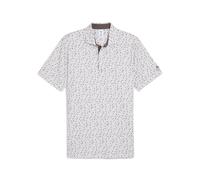 PUMA x ARNOLD PALMER Tea Time Golf Polo Men, Abbigliamento, Bianco Glow/Flat Bronze, S S