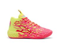 Puma x Lamelo Ball MB.04 1Love - Scuola elementare per ragazzi (Allerta gialla/Allarme rosa), Allarme giallo/rosa, 7 Big Kid