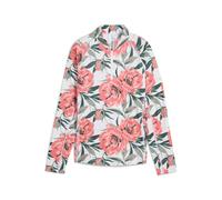PUMA YOU-V Beautiful Game Quarter-Zip Women, Sport, Bianco Glow/Peach Frost, XXL XXL