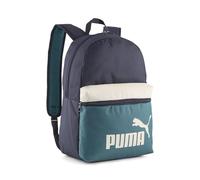 PUMA Zaino Phase a Blocchi di Colore OneSize, New Navy Emerald Ice Blue Green