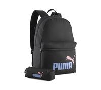 PUMA Zaino Phase Set 20 L OneSize, Black Intense Lavender Colorblock No.1 Logo Purple