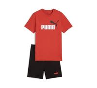 PUMA ESS 2 COLOR No. 1 Logo Tee and Shorts Set B, Abiti lavorati a maglia Bambino, Red Fire,