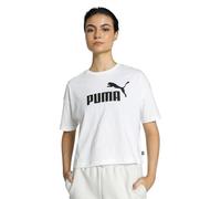 PUMHB|#Puma Ess Cropped Logo Tee Crop Top, Donna, Puma White, XL