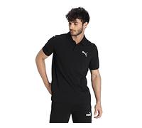 PUMHB|#Puma Ess Pique Polo Polo Shirt, Uomo, Puma Black-Cat, L