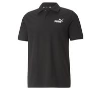 Polo Puma Pique Essentials manica corta nero bianco - S
