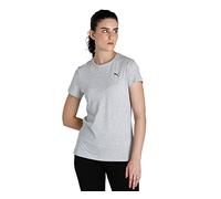 PUMHB|#Puma Ess Small Logo Tee, Maglietta Donna, Light Gray Heather-Cat, XS