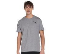 PUMHB|#Puma Ess Small Logo Tee, Maglietta Uomo, Medium Gray Heather-Medium Gray Heather-Cat, M