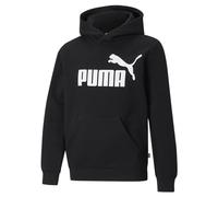 Felpa con cappuccio Puma Essential Big Logo nero bianco bambini - 116