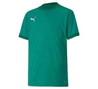 PUMHB|#Puma Teamfinal 21 Jersey Jr Maglietta, Unisex bambini, Pepper Green-Power Green, 164