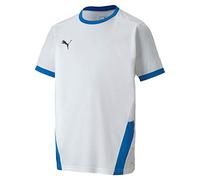 PUMHB|#Puma Teamgoal 23 Jersey Jr, Maglietta Unisex Bambini, Puma White-Electric Blue Lemonade, 164