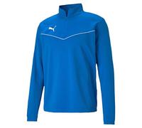 PUMHB|#Puma Teamrise 1/4 Zip Top Maglietta, Uomo, Electric Blue Lemonade, 3XL