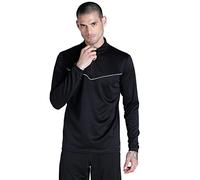PUMHB|#Puma teamRISE 1/4 Zip Top, Maglietta Men's, Puma Black-Puma White, XL