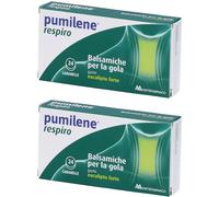 Pumilene Respiro Caramelle Balsamiche Eucalipto Forte 2x70 g Caramelle