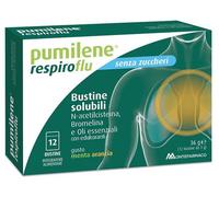 Pumilene - Respiroflu Senza Zuccheri Gusto Menta Arancia Confezione 12 Bustine
