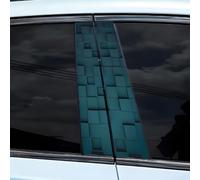 Pumixiy 2 adesivi impermeabili per montante dell'auto, 50 x 25 cm, materiale PET, ad alta compatibilità, installazione semplice, decorazione perfetta per veicolo (C)
