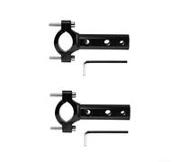 Pumixiy 2 staffe di montaggio per faretti moto per indicatori di direzione e luci, compatibili con barre di diametro 20-29 mm, materiale in ferro con chiavi esagonali