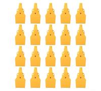 Pumixiy 20 ugelli ad aria piatta 1 oltre 4 Bspt Connettore filettato per sistemi ad aria compressa 3 fori Abs Blower Spray Tip per asciugatura applicazioni di pulizia di raffreddamento