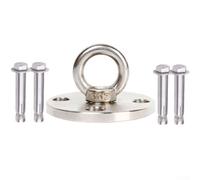 Pumixiy Acciaio inossidabile Rotante Fisso Casa Cuscinetto 304 Heavy Duty Load Hanger con Telaio Appeso Rotazione di 360 ° per il miglioramento della piastra Abbigliamento Stendibiancheria Rack