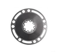 Pumixiy Adattatore per corona per componenti della bicicletta, converte le corone a montaggio diretto a 3 bulloni e 8 bulloni in corona singola 110BCD a 4 bulloni/5 bulloni con (8 bulloni)