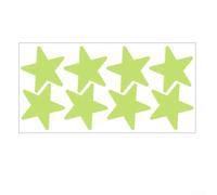 Pumixiy Adesivi da parete a forma di stella che si illuminano al buio, decorazione creativa per la casa, adesivi luminosi per finestre, porte e camere dei bambini, rimovibili (215 8 di loro)