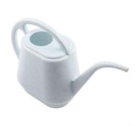 Pumixiy Annaffiatoio da giardino in plastica da 2 l, con beccuccio lungo, per piante da esterno, leggero e resistente, design per cortile, balcone, cesti sospesi (grigio)