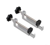 Pumixiy Binario di guida professionale in alluminio, sistema a binario per sega circolare, per sega circolare con kit di connettori, lunghezza 300 mm e 400 mm, strumenti per officina e lavorazione del