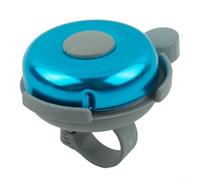 Pumixiy Blu, Mini Campanello per Bicicletta per Manubrio, Classico Ding Ding Ring Allarme Compatibile con Manubrio da 22 mm, Trasparente Forte Accessorio Ciclismo di Sicurezza
