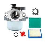 Pumixiy Carburatore di ricambio per motori 675ex 725ex serie 3.5-6.5HP, filtro dell'aria e kit filtro carburante per piccoli motori tosaerba, 6 pezzi