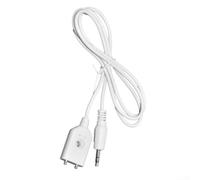 Pumixiy Cavo per sensore d'acqua sonda per rilevamento di perdite d'acqua, compatibile con sistemi di allarme elettronici per perdite d'acqua in ambienti residenziali e commerciali (testa da 1 mDC)