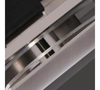 Pumixiy Cerniera curva per vetri, con angolo di 90 gradi, struttura resistente in lega di zinco, porte antiscivolo e protezione in Having(L)