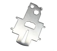 Pumixiy Chiave multifunzionale in acciaio inox per tappi del carburante per barche e yacht, chiave per ponte marino, con apribottiglie e cacciavite piatto,