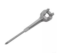 Pumixiy Chiave per tamburo in acciaio al carbonio per fusti da 55 galloni, chiave per tappo del tamburo dell'olio, strumento di apertura del coperchio del tamburo portatile compatto per fusti in