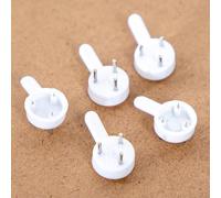 Pumixiy Confezione da 10 ganci invisibili da parete per cornici e decorazioni per la casa, chiodi in plastica senza cuciture per superfici dure come pareti in cemento e porte in legno, (A)