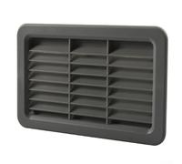 Pumixiy Copertura per bocchetta dell'aria per camper, 12,2 x 19,3 cm, pannello di uscita dell'aria a scatto, strumento in materiale PP per installazione, resistente alla polvere e alle intemperie