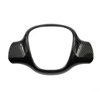 Pumixiy Coprivolante effetto fibra di carbonio per Fortwo 451 dal 2009 al 2015, cornice decorativa per interni ed esterni, in ABS con nastro resistente