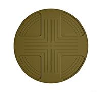 Pumixiy Cuscinetti caldi in silicone resistente al calore per friggitrice ad aria Crispi FN101GY, antiscivolo, 28 x 28 cm, accessorio da cucina per protezione elettrodomestici e cottura (verde)