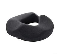 Pumixiy Cuscino per seduta in memory foam traspirante, per sollievo dalla sciatica, design centrale cavo per la circolazione dell'aria, comodo cuscino per sedia da ufficio e auto (grigio scuro